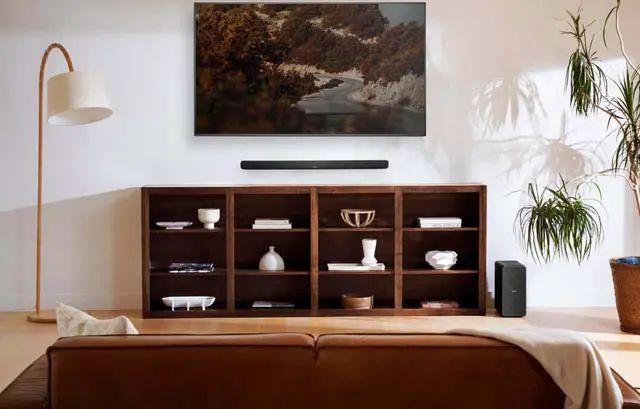 Alt view image 8 of 10 - Denon DHT-S517 Soundbar with Wireless Subwoofer and Dolby Atmos, Bluetooth - Black