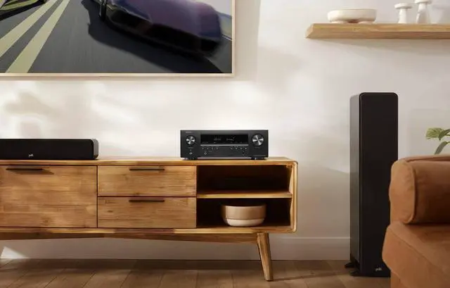 Alt view image 5 of 6 - Denon - AVR-S570BT 70W 5 Ch Bluetooth Capable HDR Compatible 8K Ultra HD AV Home Theater Receiver - Black