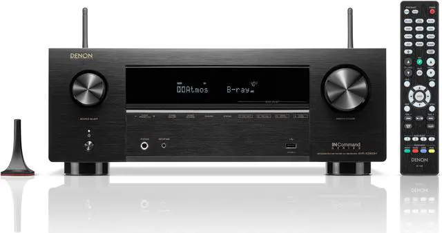 Alt view image 2 of 5 - Denon AVR-X2800H 7.2 Ch. 95W 8K AV Receiver with HEOS® Built-in - Black