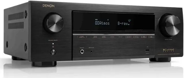 Main image of Denon AVR-X1800H 7.2 Ch. 80W 8K AV Receiver with HEOS Built-in - Black