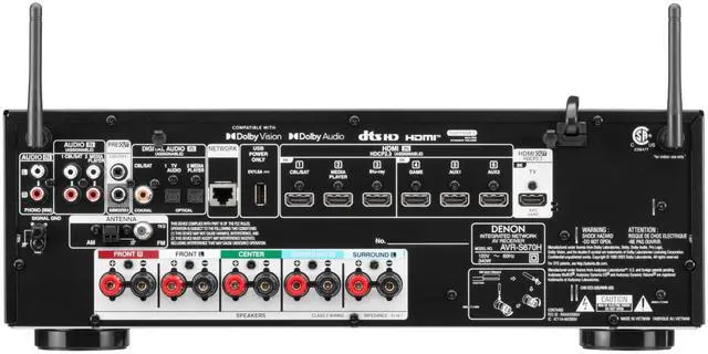 Alt view image 2 of 8 - Denon AVR-S670H 5.2 Ch. 75W 8K AV Receiver with HEOS® Built-in (Black)