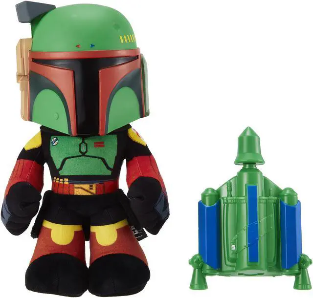 Main image of Star Wars Rocket Launching Boba Fett Feature Plush
