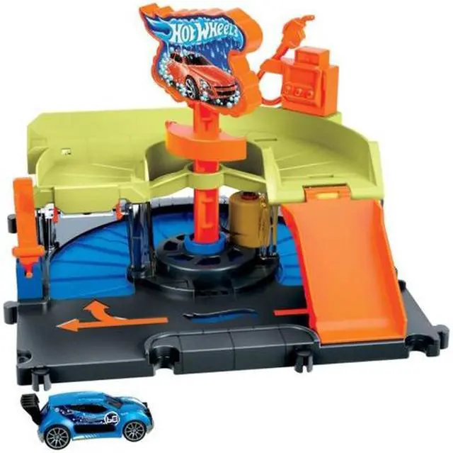 Main image of Hw City Car Wash Speed Clean Playset