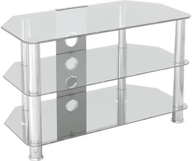 Main image of AVF SDC800CMCC-A up to 42" Classic - Corner Glass TV Stand with Cable Management