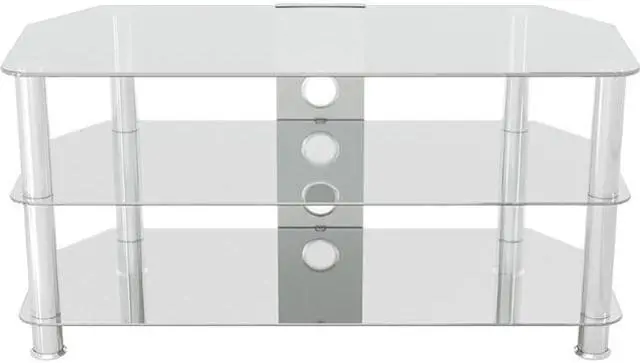 Main image of AVF SDC1000CMCC-A up to 50" Classic - Corner Glass TV Stand with Cable Management