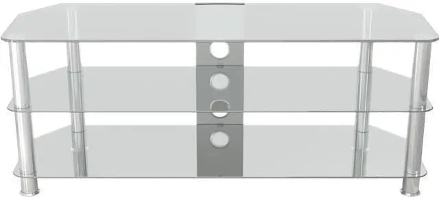 Main image of AVF SDC1250CMCC-A up to 60" Classic - Corner Glass TV Stand with Cable Management