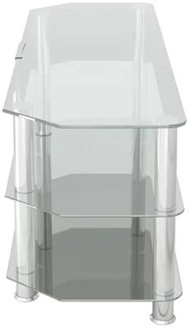 Alt view image 3 of 4 - AVF SDC1250CMCC-A up to 60" Classic - Corner Glass TV Stand with Cable Management