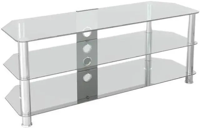 Alt view image 2 of 4 - AVF SDC1250CMCC-A up to 60" Classic - Corner Glass TV Stand with Cable Management