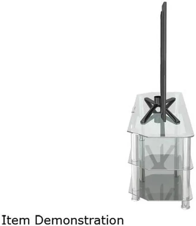 Alt view image 4 of 4 - AVF SDC1250CMCC-A up to 60" Classic - Corner Glass TV Stand with Cable Management