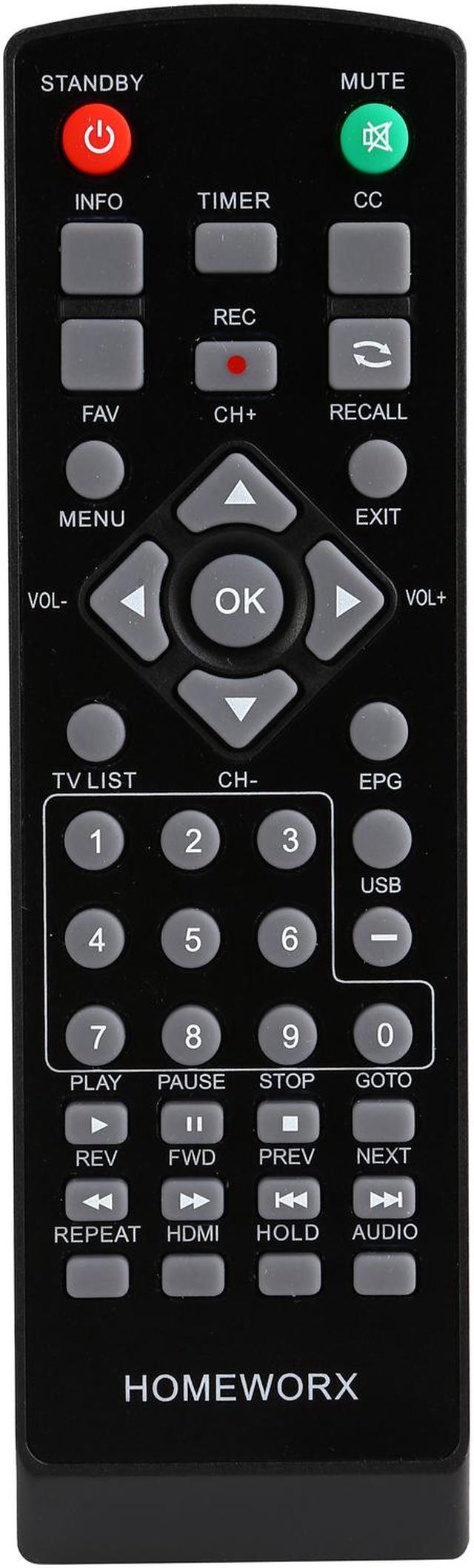 Alt view image 7 of 7 - Mediasonic HW180STB HomeWorx HDTV Digital Converter Box with Media Player Function, Dolby Digital and HDMI Out (NewVersion)