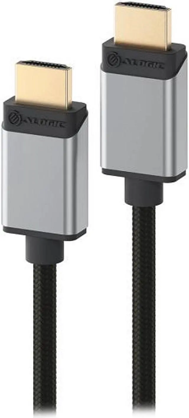 Main image of Alogic SSULHD01-SGR 3.28 ft. (1m) Space Grey Slim Super Ultra 8K HDMI to HDMI Cable - Male to Male Male to Male
