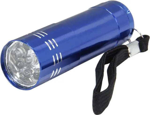 Main image of Nippon Labs FLM-3078BL 9 LED Flashlight 3.25" in Blue Color
