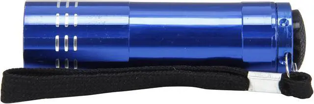 Alt view image 3 of 5 - Nippon Labs FLM-3078BL 9 LED Flashlight 3.25" in Blue Color