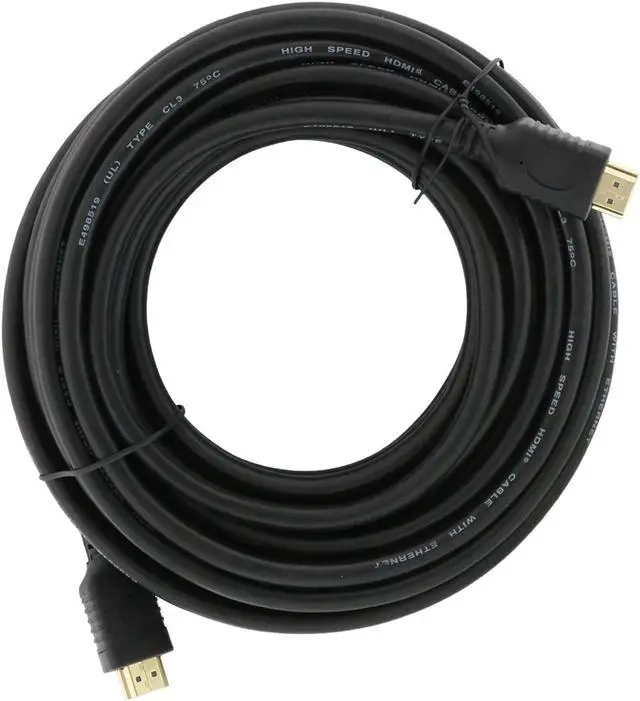 Alt view image 2 of 2 - Nippon Labs 4K HDMI Cable 20HDMI-30FTMM-28C 30 ft. HDMI 2.0 Cable, Supports 1080p,3D, 2160p, 4K 60Hz, HDR, ARC, 18Gbps, CL3 for in-Wall Installation, 28AWG HDMI Cord for Most of HDMI Devices