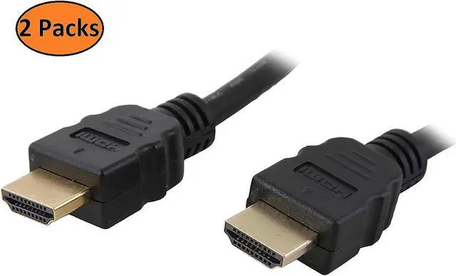 Main image of Nippon Labs HDMI-HS-10-2P 10 ft. HDMI 2.0 Cable, High-Speed HDTV Cable, Supports Ethernet, 3D, 4K and Audio Return, 2 Pack, 10 Feet