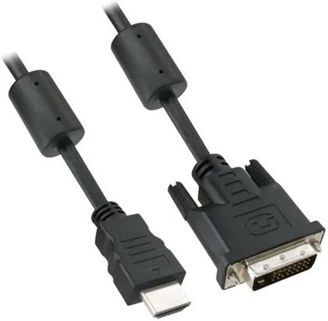 Alt view image 2 of 2 - Nippon Labs 6ft. DVI-D Dual Link Male to HDMI Male Cable with Ferrite Cores, 50HDMI-DVI-MM-6