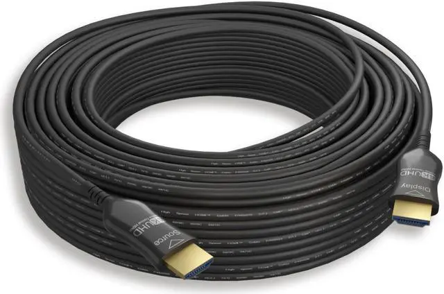 Alt view image 3 of 3 - Nippon Labs 75ft. Hybrid Active Optical Fiber HDMI Plenum Rated Cable, 4K@ 60Hz, High Speed HDMI2.0 AOC (Active optical cable) Cable, 30HM2-10HM-PAOC4K-75