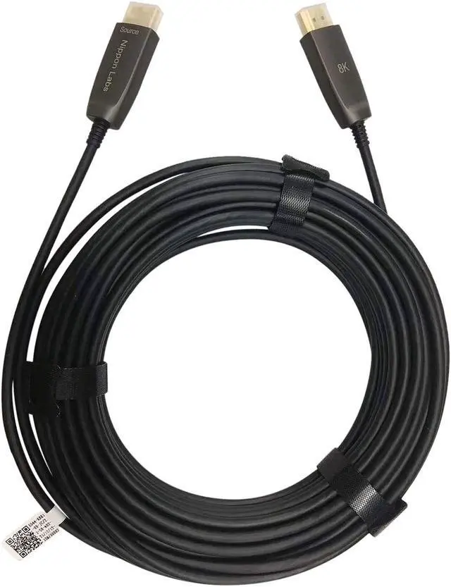 Alt view image 3 of 3 - Nippon Labs 25 Meters 8K High Speed AOC Fiber Optic HDMI2.1 Cable - High Speed 48Gbps 8K(7680x4320)@60Hz, 4K@120Hz,HDCP 2.2, YCbCr 4:4:4, eARC - SHDC-AOC-025, Length 25m