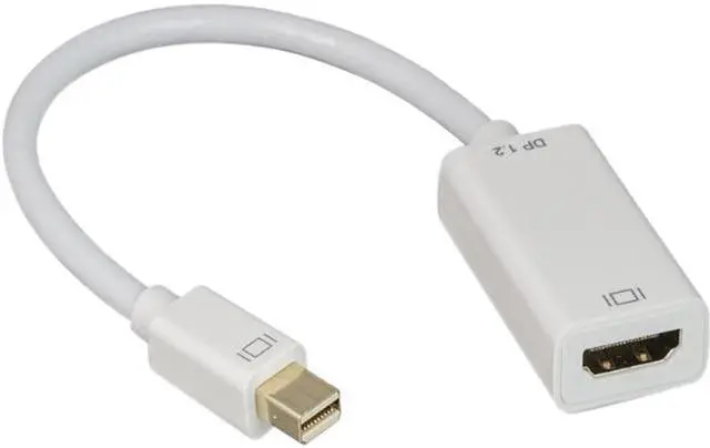 Main image of Nippon Labs Mini DisplayPort 1.2 to HDMI Passive Adapter 4K, White MiniDP to HDMI Converter Adapter, 30DP-MDP-HM-4K