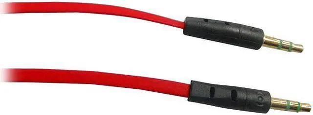Main image of AWA Technology Inc. CB-10035MMBR ROCKSOUL 3.5mm to 3.5mm stereo audio cable Red