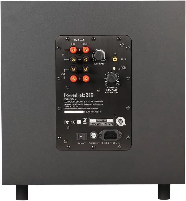 Alt view image 4 of 6 - Definitive Technology POWERFIELD 310 Subwoofer