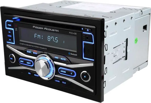 Main image of Power Acoustik PCD-42B Double-DIN In-Dash CD/MP3/USB Car Stereo w/ Bluetooth