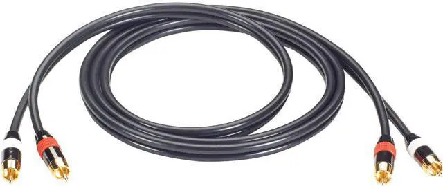 Main image of Black Box ACB-2RCA-0006 6 ft. Stereo Audio Cable - 2 RCA Male on Each End, 6-ft. (1.8-m) Male to Male