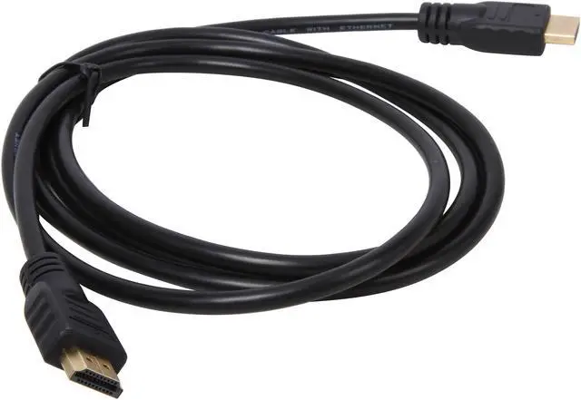 Alt view image 2 of 3 - AddOn HDMIHSMM6 6 ft. Black High Speed Cable Male to Male
