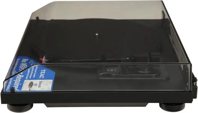 Alt view image 4 of 7 - TEAC TN-180BT 3-speed Analog Turntable with Phono EQ and Bluetooth (Black)