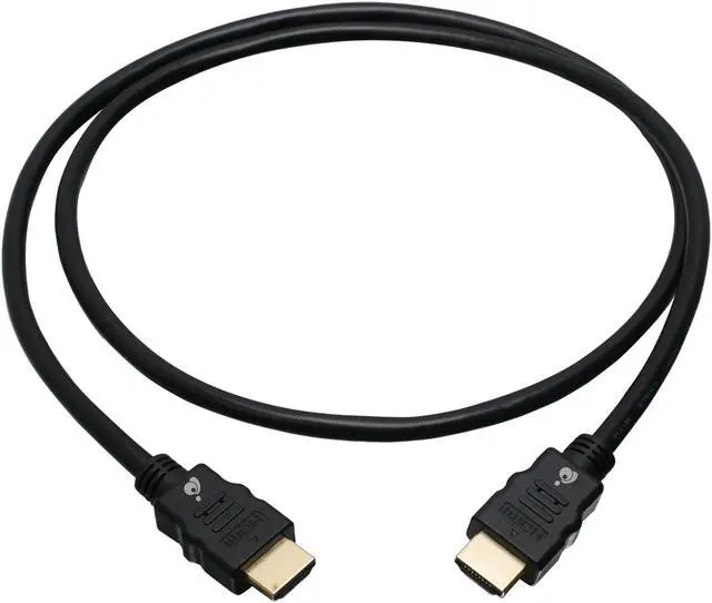 Alt view image 3 of 3 - IOGEAR 1.6 ft. Black Certified Premium 4K HDMI Cable Male to Male