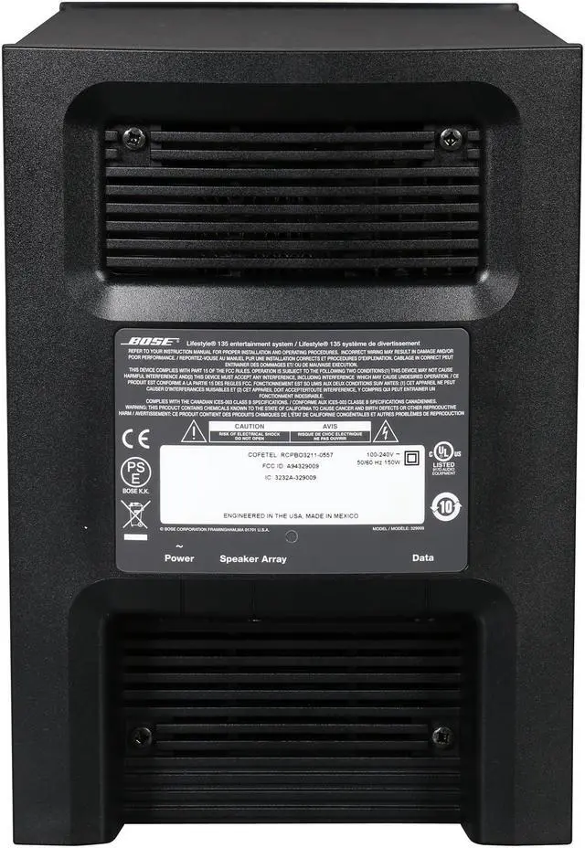 Alt view image 12 of 17 - Bose® Lifestyle 135 Series III LIFESTYLE 135 SERIES III SYSTEM BLK Lifestyle 135 series III
