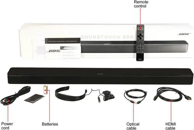 Alt view image 6 of 6 - Bose SoundTouch 300 Slim Wireless Bluetooth Soundbar