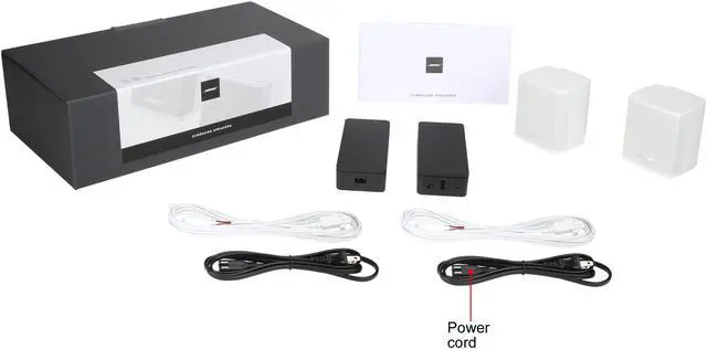 Alt view image 6 of 6 - Bose - Surround Speakers 120-Watt Wireless Home Theater Speakers (Pair) - White