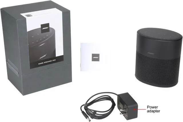 Alt view image 7 of 7 - Bose Home Speaker 300 Wireless Smart Speaker with the Google Assistant - Triple Black