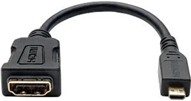 Main image of Tripp Lite Micro HDMI Male ( Type D ) to HDMI Female Adapter, 6 Inch