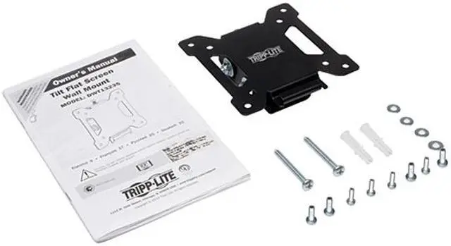 Alt view image 8 of 8 - TRIPP LITE DWT1327S Black 13" - 27" Tilt Wall Mount for Flat-Screen Displays
