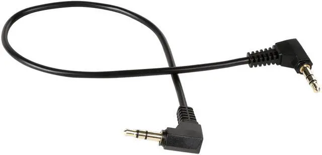 Alt view image 2 of 4 - Tripp Lite P312-001-2RA 1 ft. 3.5mm Mini Stereo Audio Cable with two Right Angle plugs (M/M)