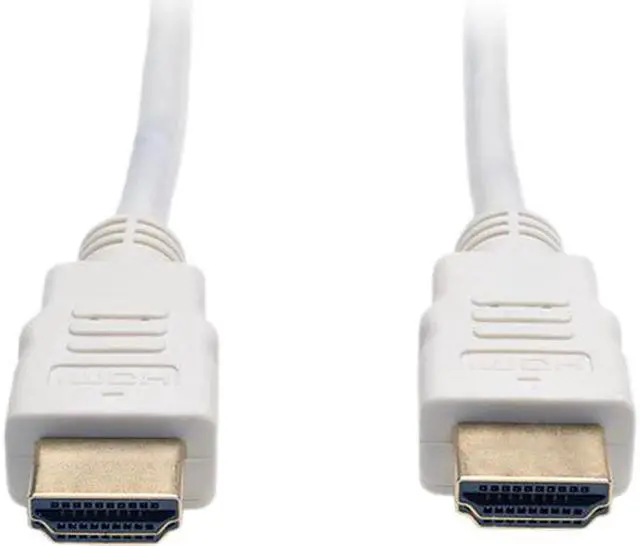 Main image of Tripp Lite High Speed HDMI Cable, Ultra HD 4K x 2K, Digital Video with Audio (M/M), White, 3-ft. (P568-003-WH)