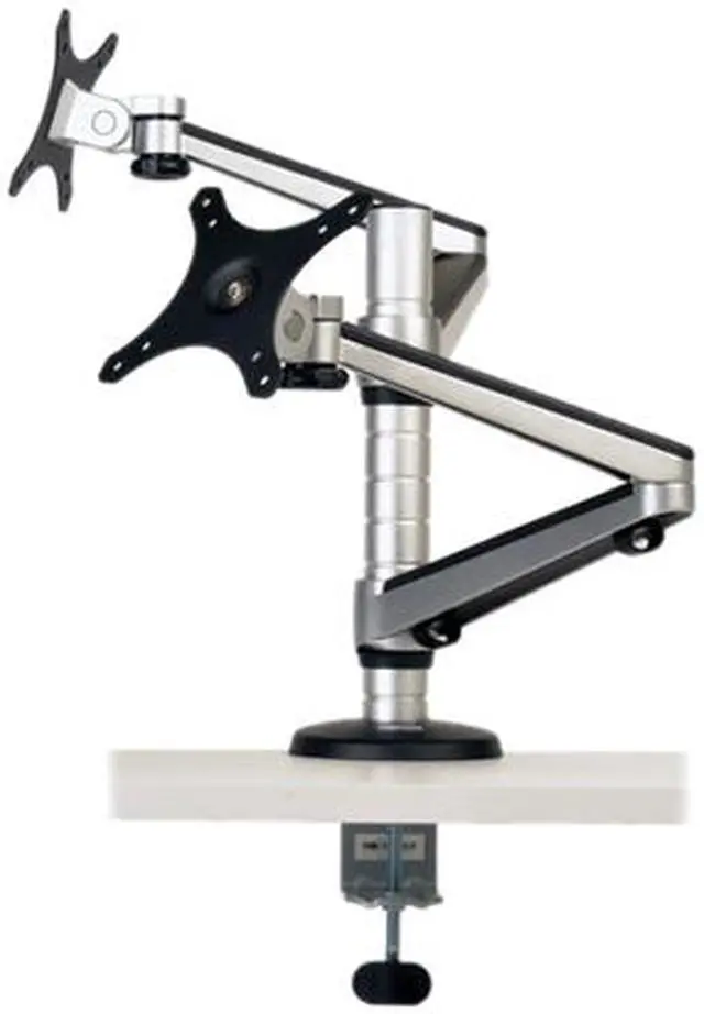 Alt view image 2 of 7 - TRIPP LITE DDR1327DCS Black 13" - 27" Flex Arm Dual Desk Clamp