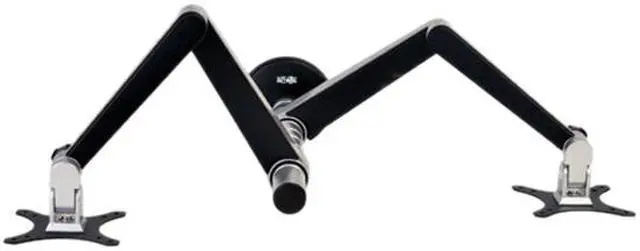 Alt view image 6 of 7 - TRIPP LITE DDR1327DCS Black 13" - 27" Flex Arm Dual Desk Clamp