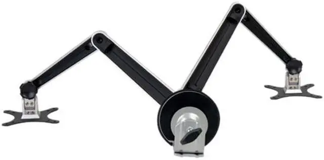 Alt view image 7 of 7 - TRIPP LITE DDR1327DCS Black 13" - 27" Flex Arm Dual Desk Clamp