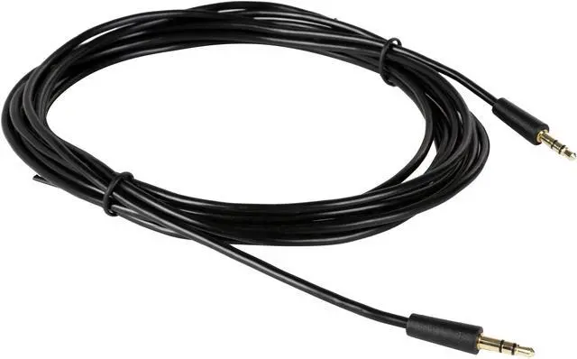 Alt view image 2 of 3 - Tripp Lite P312-012 3.5mm Mini Stereo Audio Cable for Microphones, Speakers and Headphones Male to Male