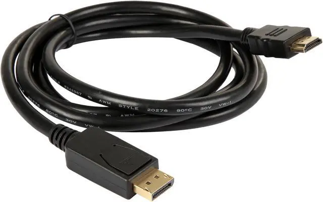 Alt view image 2 of 4 - Tripp Lite DisplayPort 1.2 to HD Adapter Cable, DP with Latches to HDMI (M/M), UHD 4K x 2K/1080p, 6 ft. (P582-006-V2)