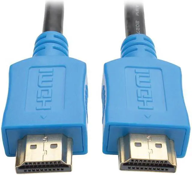 Main image of Tripp Lite High-Speed HDMI Cable with Digital Video and Audio, Ultra HD 4K x 2K (M/M), Blue, 10 ft. (P568-010-BL)
