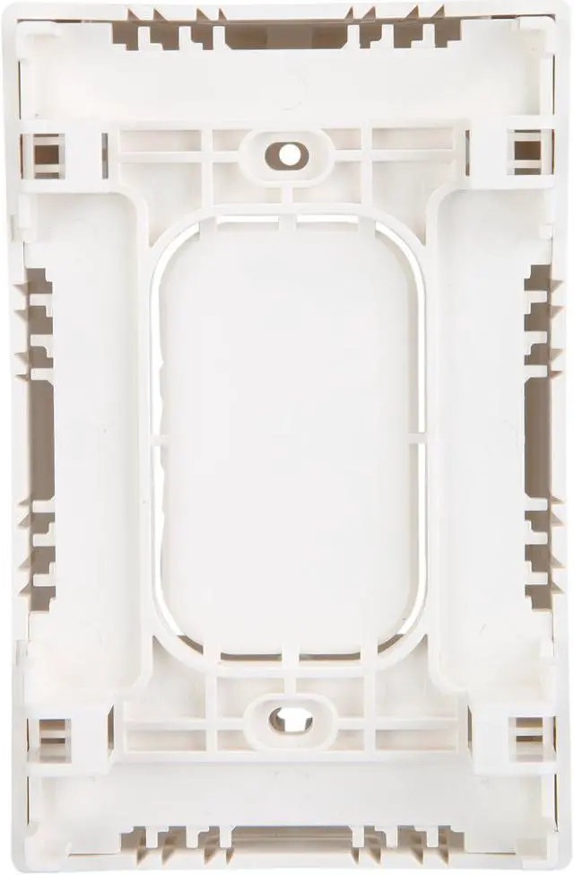 Alt view image 5 of 9 - Tripp Lite Single-Gang Surface-Mount Junction Box, Wallplate, White (N080-SMB1-WH)