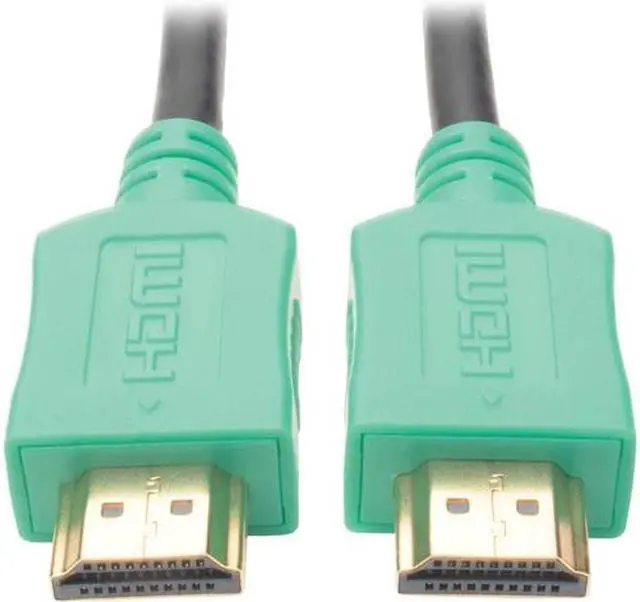 Main image of Tripp Lite High-Speed HDMI Cable with Digital Video and Audio, Ultra HD 4K x 2K (M/M), Green, 3 ft. (P568-003-GN)