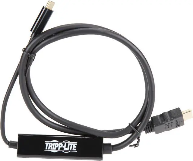 Alt view image 2 of 3 - Tripp Lite USB C to HDMI Adapter Converter Cable UHD 4K Type C to HDMI 3ft (U444-003-H)