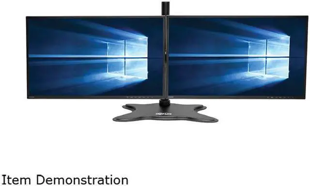 Alt view image 4 of 4 - TRIPP LITE DDR1327SDD Black 13" - 27" Dual-Monitor Desktop Mount Stand for Flat-Screen Displays