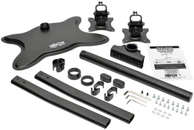 Alt view image 3 of 4 - TRIPP LITE DDR1327SDD Black 13" - 27" Dual-Monitor Desktop Mount Stand for Flat-Screen Displays