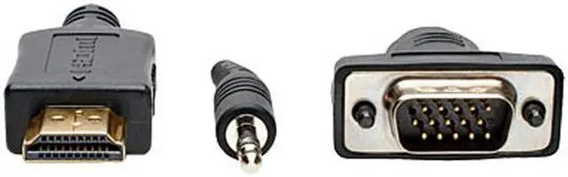 Main image of Tripp Lite HDMI to VGA Adapter Converter Cable Active + 3.5mm M/M 1080p 6 ft. (P566-006-VGA-A)